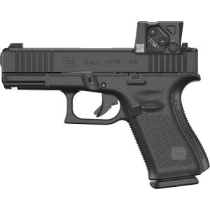 Pistole samonab. Glock, Mod.: G19 A-Cut, 9mm Luger, kolimátor Aimpoint, MOS