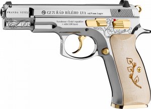 Pistole samonabíjecí CZ, Model: 75B, Ráže: 9mm Luger, Limitovaná edice Řád Bílého lva