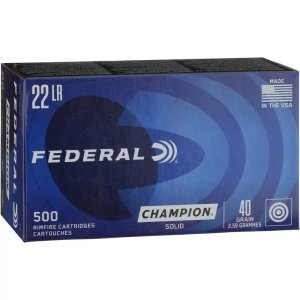 Náboj kulový Federal, Champion, .22LR, 40GR (2,6g), RN