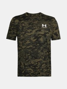 Tričko Under Armour ABC CAMO SS, barva: zelená kamufláž, velikost: L